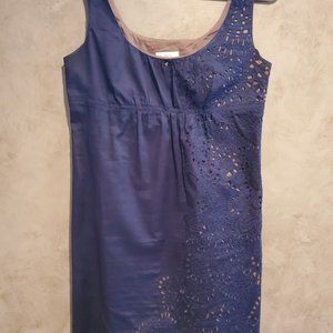 Ann Taylor, LOFT, Navy Dress